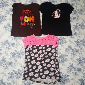 (3) piece size 5 girls top lot